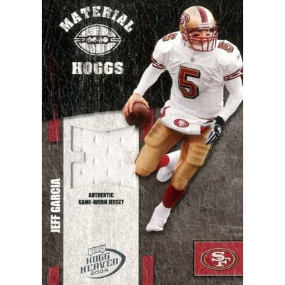 2004 Playoff Hogg Heaven Material Hoggs Silver #MH21 Jeff Garcia