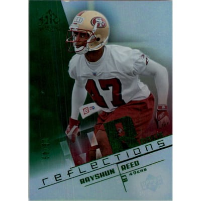 2004 Reflections Green #231 Rayshun Reed