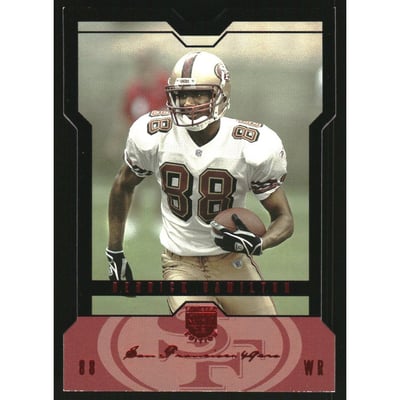 2004 SkyBox LE Black Border Red #104 Derrick Hamilton