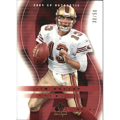 2004 SP Authentic Gold #74 Tim Rattay