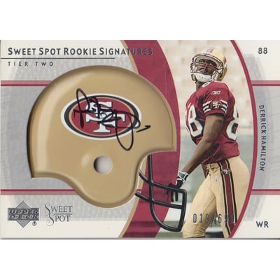 2004 Sweet Spot #255 Derrick Hamilton AU/699 RC