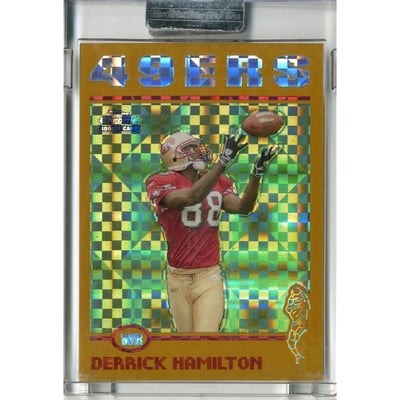 2004 Topps Chrome Gold Xfractors #195 Derrick Hamilton