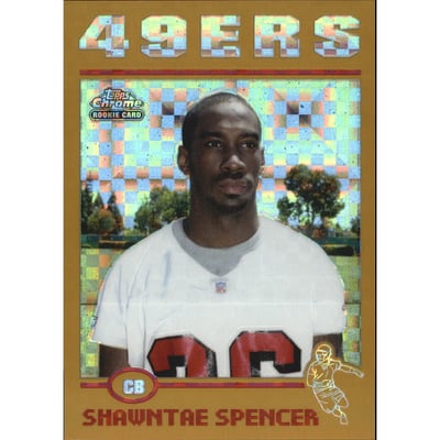 2004 Topps Chrome Gold Xfractors #265 Shawntae Spencer