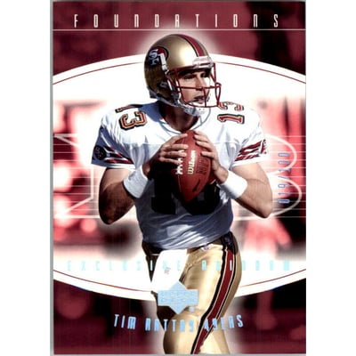 2004 Upper Deck Foundations Exclusive Rainbow Silver #83 Tim Rattay