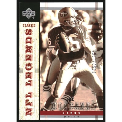 2004 Upper Deck Legends #109 Joe Montana