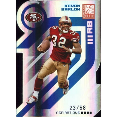 2005 Donruss Elite Aspirations #81 Kevan Barlow/68