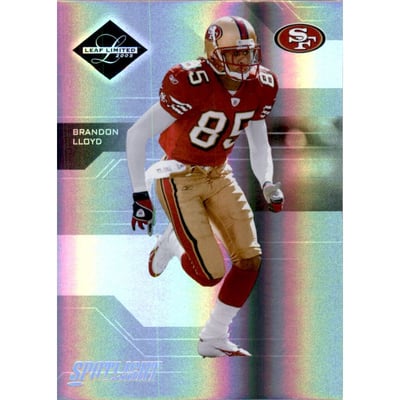 2005 Leaf Limited Silver Spotlight #84 Brandon Lloyd