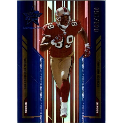 2005 Leaf Rookies and Stars Longevity Sapphire #242 Rasheed Marshall