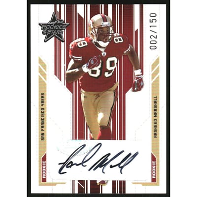 2005 Leaf Rookies and Stars Rookie Autographs #242 Rasheed Marshall