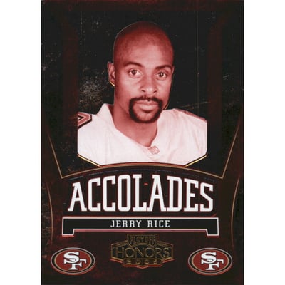 2005 Playoff Honors Accolades #A29 Jerry Rice