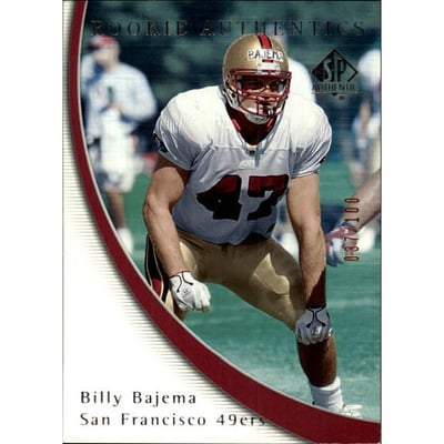 2005 SP Authentic Rookie Gold 100 #104 Billy Bajema
