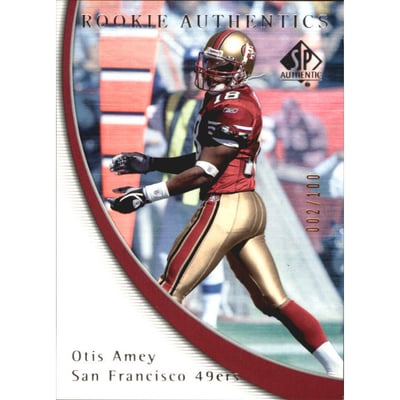 2005 SP Authentic Rookie Gold 100 #135 Fred Amey