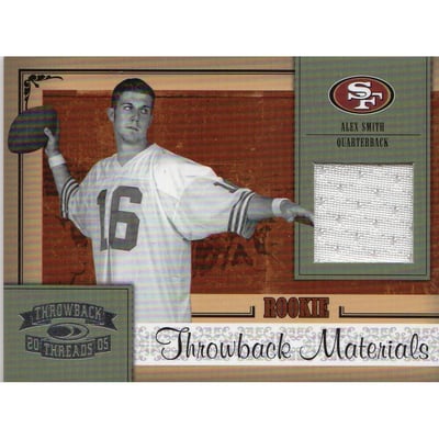 2005 Throwback Threads #202 Alex Smith QB JSY RC