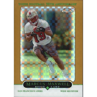 2005 Topps Chrome Gold Xfractors #205 Marcus Maxwell