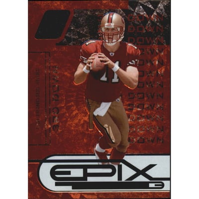2005 Zenith Epix Orange 3rd Down #1 Alex Smith QB