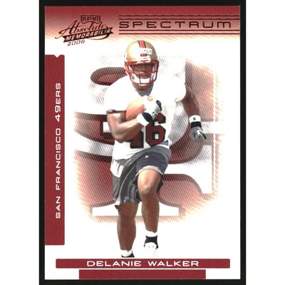 2006 Absolute Memorabilia Spectrum Red Retail #247 Delanie Walker