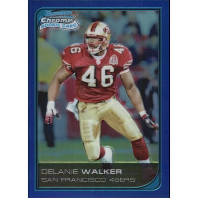 2006 Bowman Chrome Blue Refractors #49 Delanie Walker