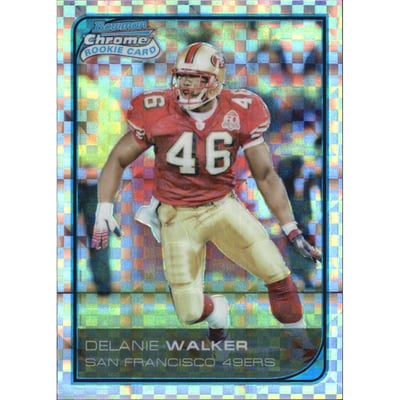 2006 Bowman Chrome Xfractors #49 Delanie Walker