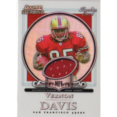 2006 Bowman Sterling Refractors #VD1 Vernon Davis JSY