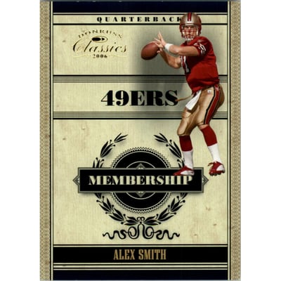2006 Donruss Classics Membership Gold #2 Alex Smith QB