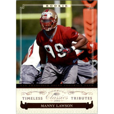 2006 Donruss Classics Timeless Tributes Bronze #191 Manny Lawson
