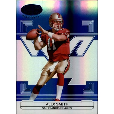 2006 Leaf Certified Materials Mirror Blue #124 Alex Smith QB