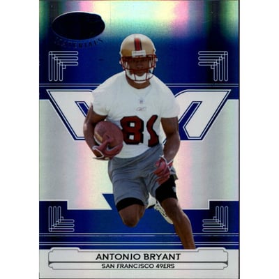 2006 Leaf Certified Materials Mirror Blue #125 Antonio Bryant