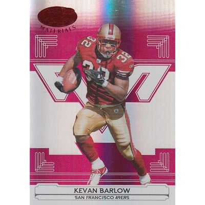 2006 Leaf Certified Materials Mirror Red #127 Kevan Barlow