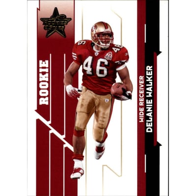 2006 Leaf Rookies and Stars Gold #231 Delanie Walker