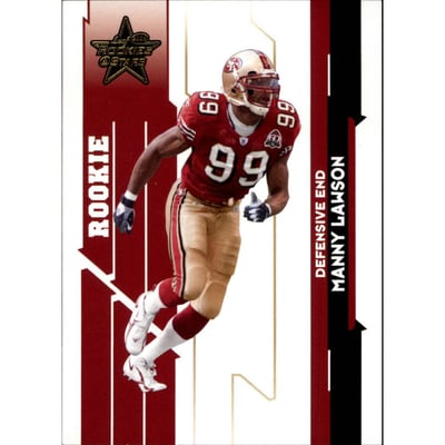 2006 Leaf Rookies and Stars Gold #250 Manny Lawson