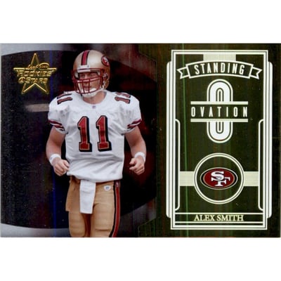 2006 Leaf Rookies and Stars Standing Ovation Green #SO1 Alex Smith QB