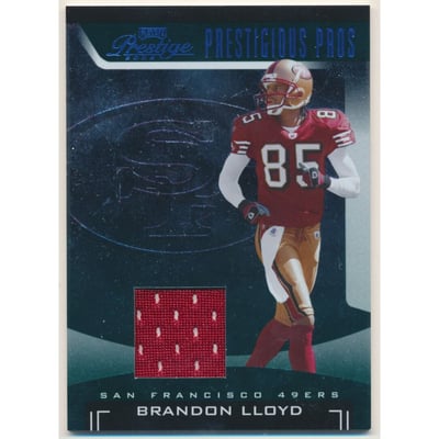 2006 Playoff Prestige Prestigious Pros Jerseys Green #8 Brandon Lloyd