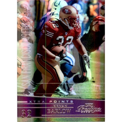 2006 Playoff Prestige Xtra Points Purple #129 Kevan Barlow