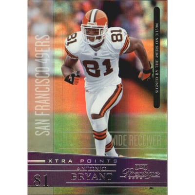 2006 Playoff Prestige Xtra Points Purple #37 Antonio Bryant