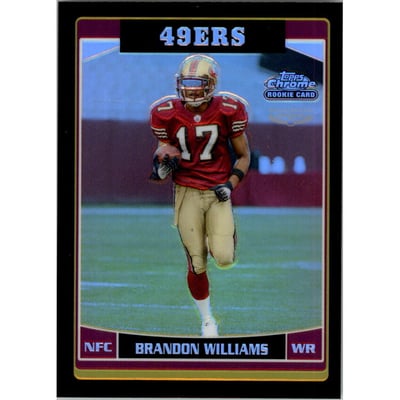 2006 Topps Chrome Black Refractors #248 Brandon Williams