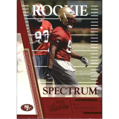 2007 Absolute Memorabilia Spectrum Red Retail #242 Ray McDonald