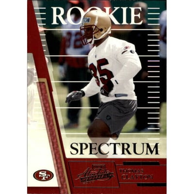2007 Absolute Memorabilia Spectrum Silver Retail #199 Thomas Clayton
