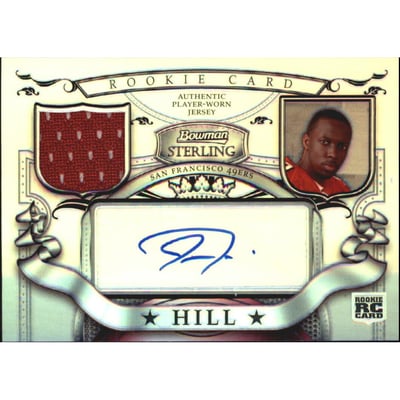 2007 Bowman Sterling Refractors #JH2 Jason Hill JSY AU