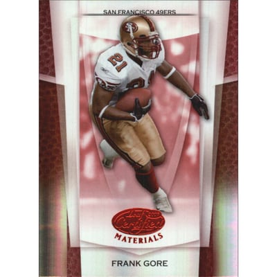 2007 Leaf Certified Materials Mirror Red #67 Frank Gore