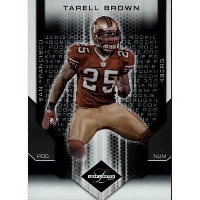 2007 Leaf Limited #207 Tarell Brown RC