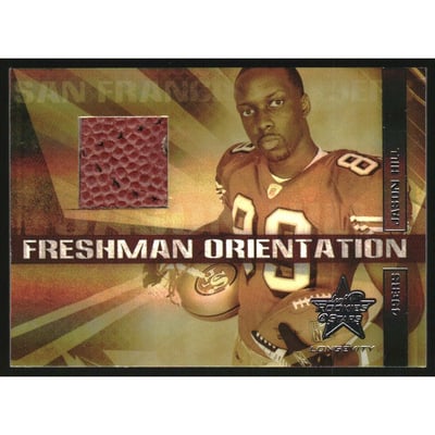 2007 Leaf Rookies and Stars Longevity Freshman Orientation Materials Footballs #15 Jason Hill