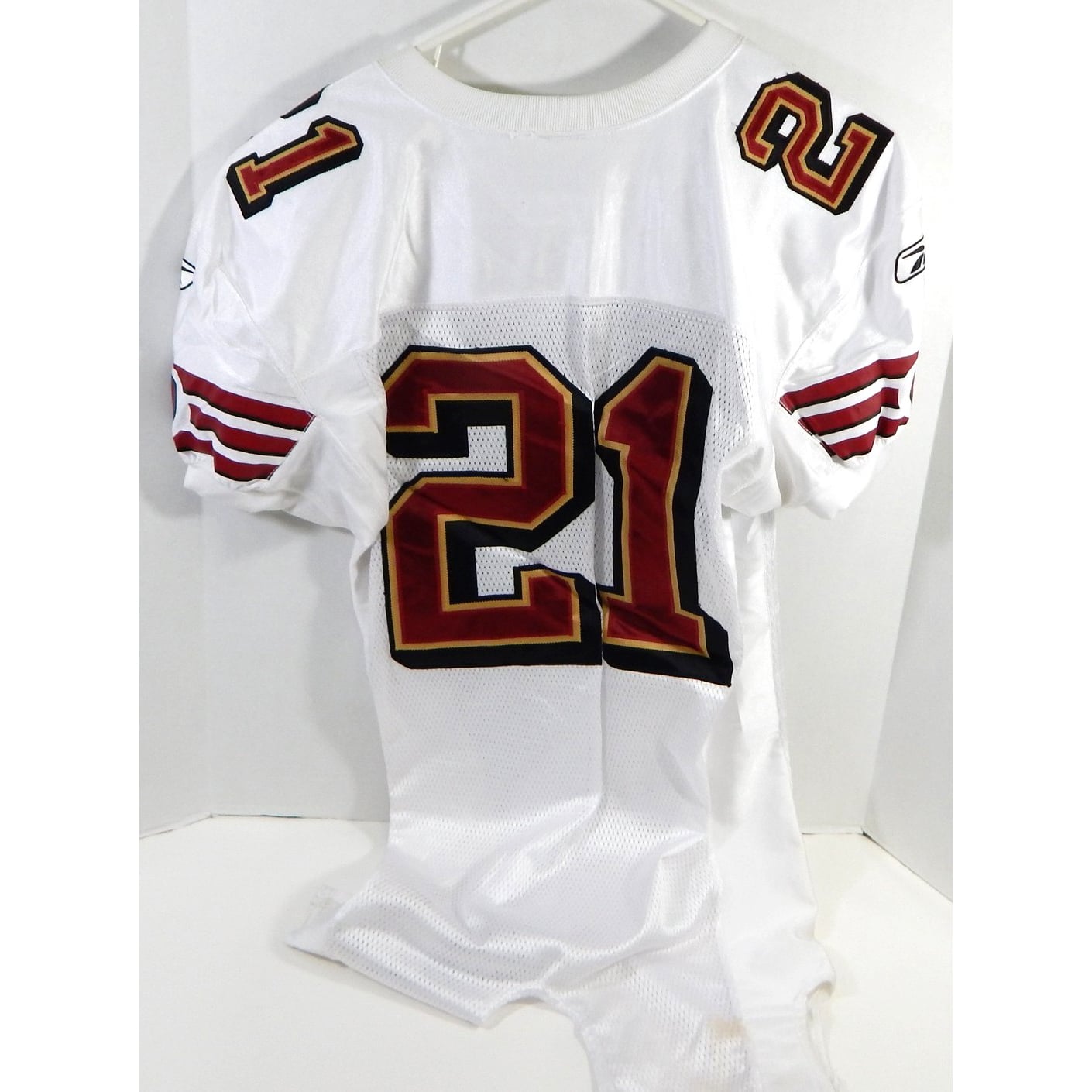 Maillot Des 49ers San Francisco Signé Frank Gore – Authentifié JSA – Blanc Personnalisé – Pièce Collector