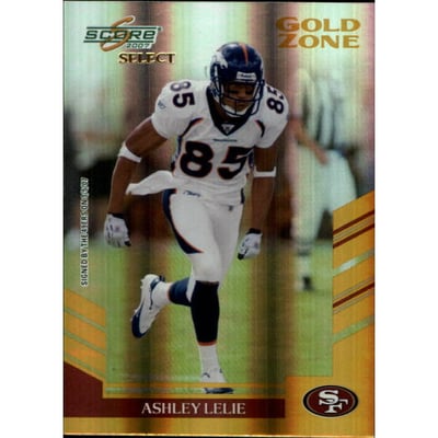 2007 Select Gold Zone #123 Ashley Lelie