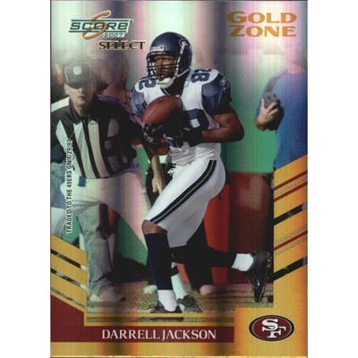 2007 Select Gold Zone #131 Darrell Jackson