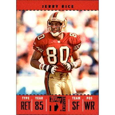 2007 Topps TX Exclusive #223 Jerry Rice