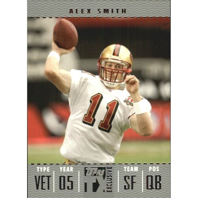 2007 Topps TX Exclusive Silver #16 Alex Smith QB