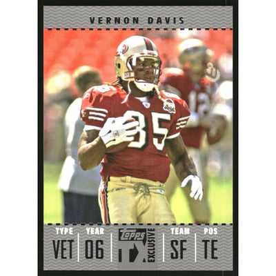 2007 Topps TX Exclusive Silver #93 Vernon Davis