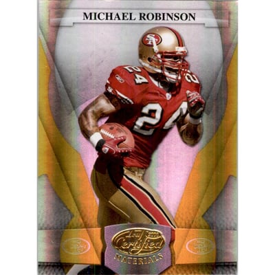 2008 Leaf Certified Materials Mirror Gold #123 Michael Robinson