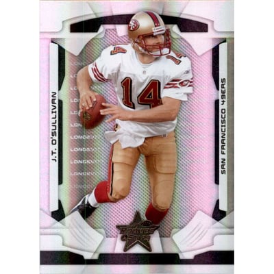 2008 Leaf Rookies and Stars Longevity Parallel Black #82 J.T. O'Sullivan