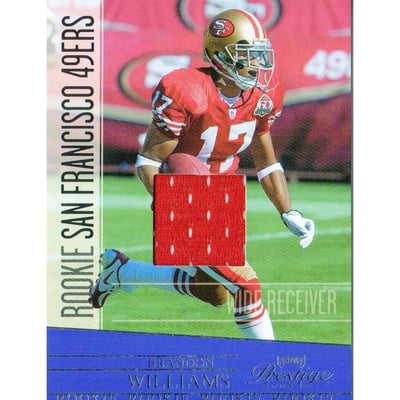 2008 Playoff Prestige Rookie Review Materials #162 Brandon Williams